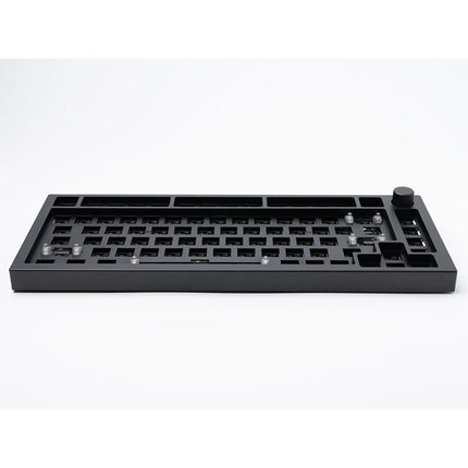Glorious GMMK Pro Prebuilt, Lubed Fox Linear Switches, PBT Keycaps RGB Gaming Keyboard - Black