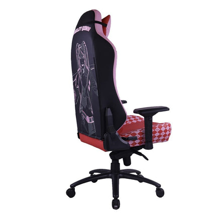 GAMEON Licensed Gaming Chair With Adjustable 4D Armrest & Metal Base - Harly Quinn