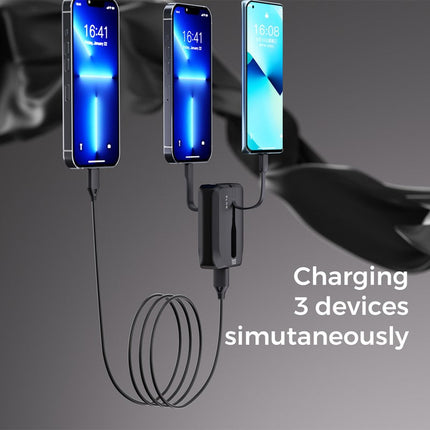 ZLOS TINY10C 10000 mAh Portable Mini Power Bank with Built-in Cables (2 Years Warranty)
