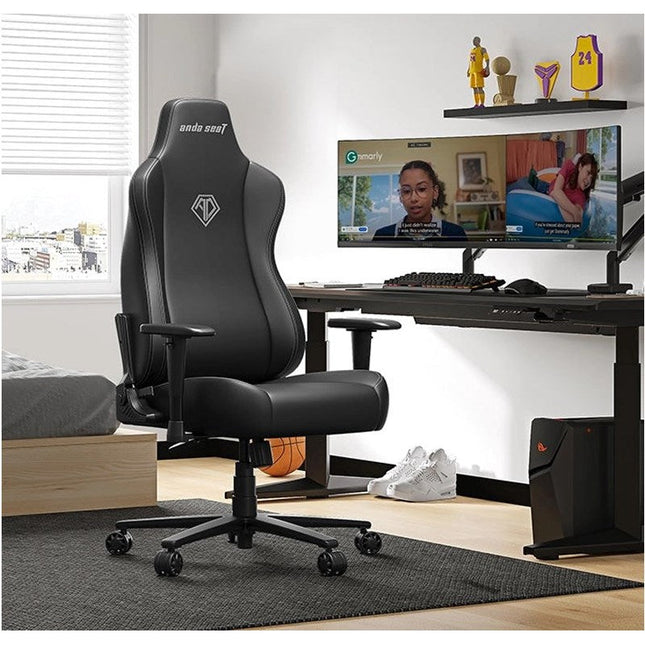Andaseat Novis Gaming Chair, PVC, XL - Black