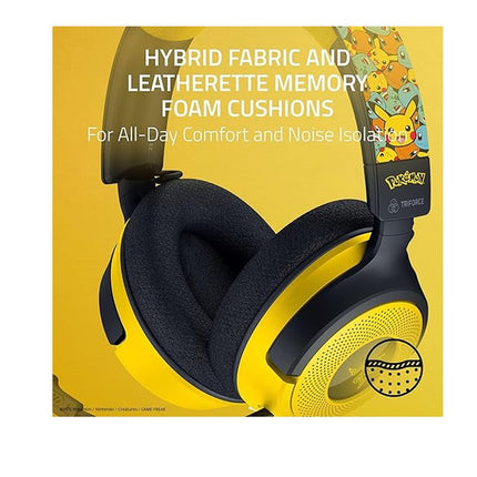 Razer Kraken V4 X Wired Gaming Headset - Pokémon Kanto Starters Edition