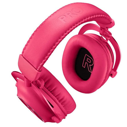 Logitech PRO X 2 Lightspeed Wireless Gaming Headset - Magenta + Logitech G PRO X 60 LIGHTSPEED Wireless RGB Mechanical Gaming Keyboard, Optical Tactile Switch - Magenta (US Layout)