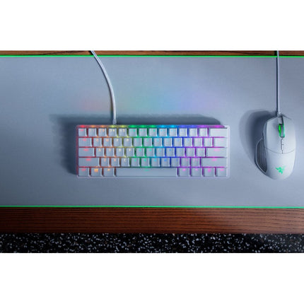 Razer Huntsman Mini 60% Wired RGB Mechanical Gaming Keyboard with Razer Clicky Optical (Red Switch) - (US Layout)