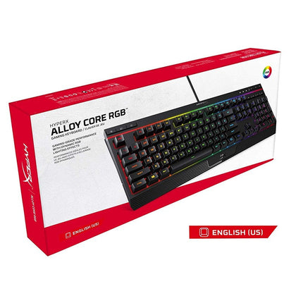 HyperX Alloy Core Wired RGB Membrane Gaming Keyboard (US Layout) - Black