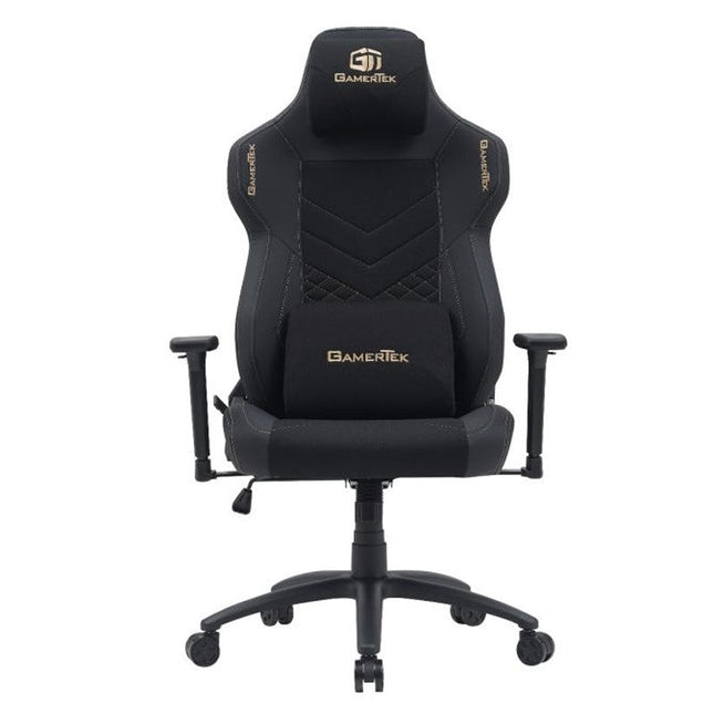 GamerTek Quest Conqueror Gold Edition Gaming Chair - Black