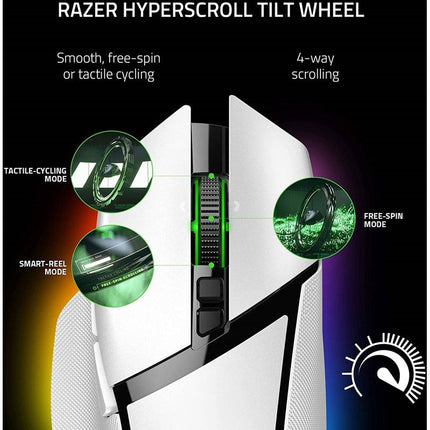 Razer Basilisk V3 Pro Customizable Wireless Gaming Mouse with Razer HyperScroll Tilt Wheel