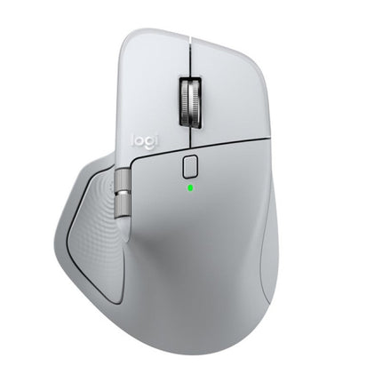Logitech MX Master 4 Advanced Wireless/Bluetooth Mouse for Mac - White/Silver