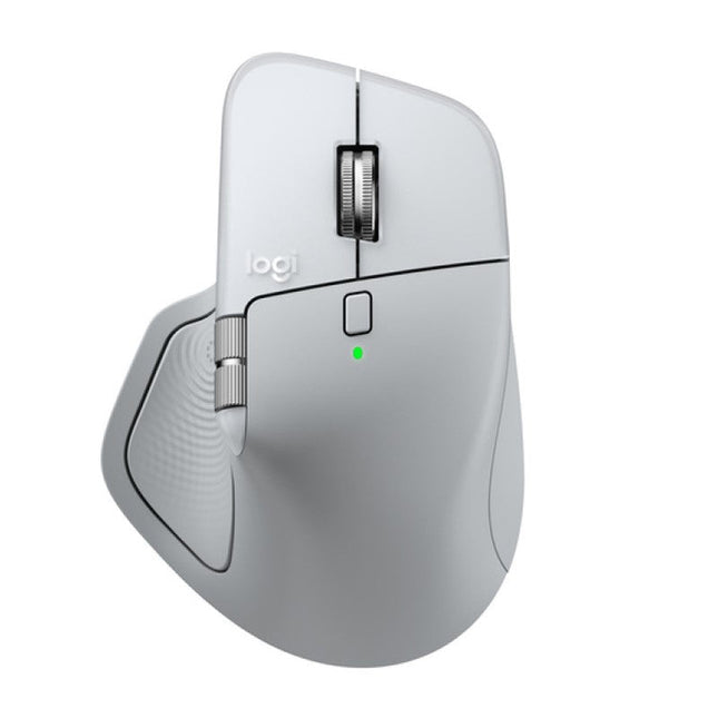 Logitech MX Master 4 Advanced Wireless/Bluetooth Mouse for Mac - White/Silver