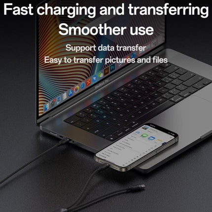 Yesido 100W 2 in 1 Type-C to Type-C and Lightning Cable
