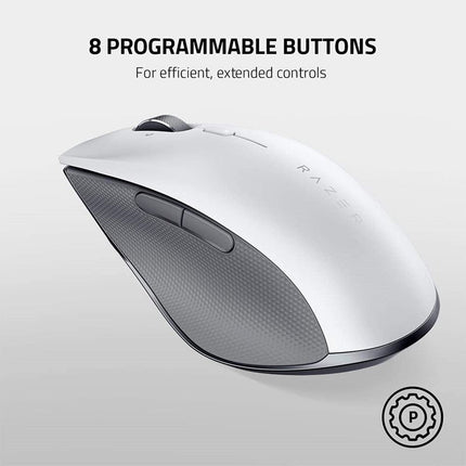 Razer Pro Click High-Precision Ergonomic Wireless Gaming Mouse -  White