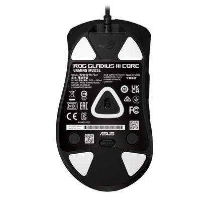 Asus ROG Gladius III Core Ergonomic Wired RGB Gaming Mouse - Black