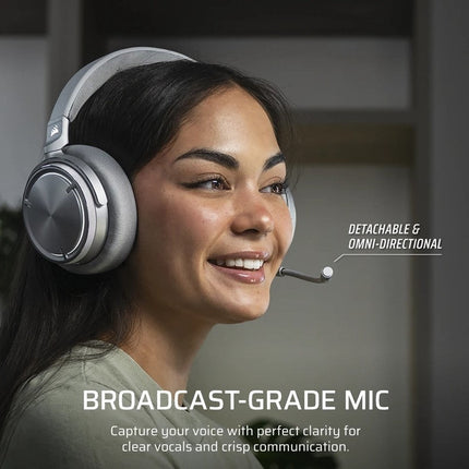 CORSAIR VIRTUOSO MAX Wireless Gaming Headset - Silver