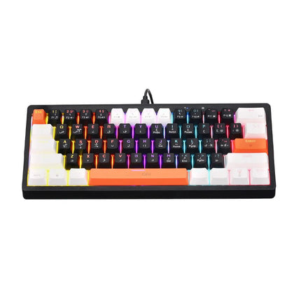 GAMEON AEROX Series GOMK60-RS 60% RGB Mechanical Wired Gaming Keyboard, Red Switch - English/Arabic