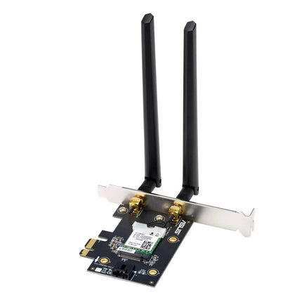 Asus AX1800 Dual Band PCI-E WiFi 6 (802.11ax), Bluetooth 5.2, WPA3 Network Security, OFDMA and MU-MIMO