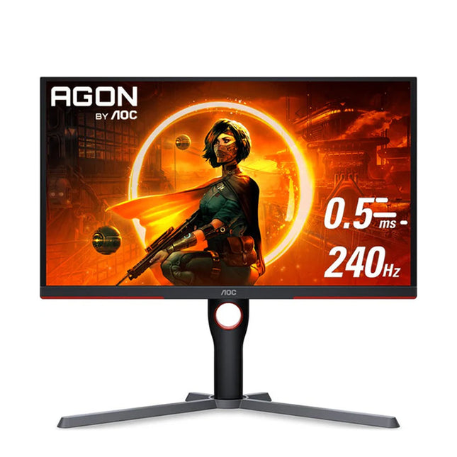 AOC 25G3Z 24.5" 240Hz IPS FHD HDMI 2.0 1ms Gaming Monitor - Black