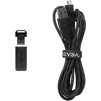EVGA X20 Customizable, 16000 DPI, Wireless Gaming Mouse - Black