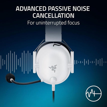 Razer BlackShark V2 X Gaming Headset For PC, PS4 & Xbox - White