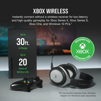 Corsair HS75 XB Wireless Gaming Headset for Xbox Series X and Xbox One