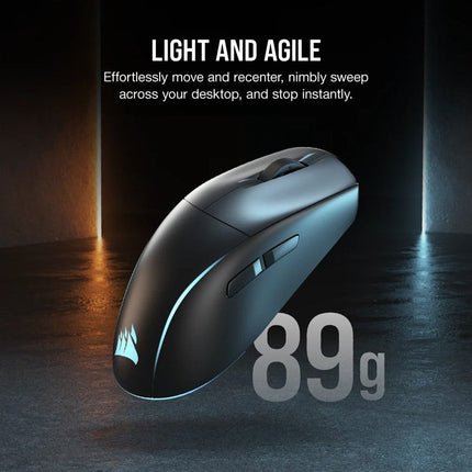 Corsair M75 Lightweight RGB Wireless Gaming Mouse (AP) - Black