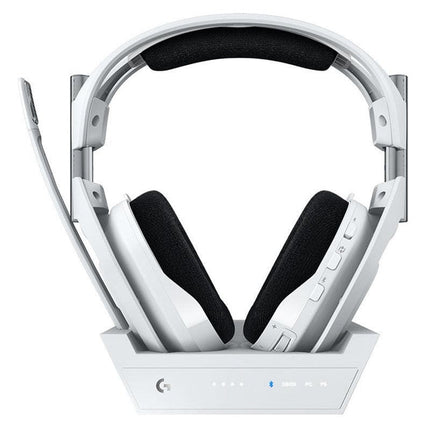 Logitech Astro A50 X LIGHTSPEED Wireless Gaming Headset + Base Station, PRO-G GRAPHENE, PLAYSYNC Across Xbox Series X|S + PS5 + PC/mac, Bluetooth, HDMI 2.1 Passthru - White