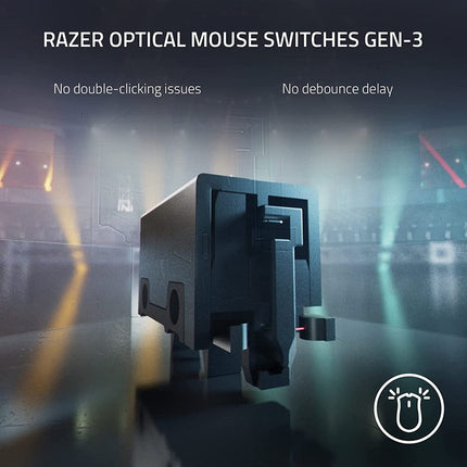 Razer DeathAdder V3 Pro Ultra-lightweight Wireless Ergonomic Esports Mouse Classic Base - White