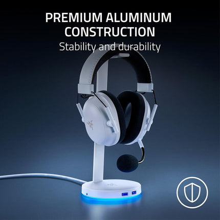 Razer Base Station V2 Chroma Headset Stand USB Hub - Mercury White