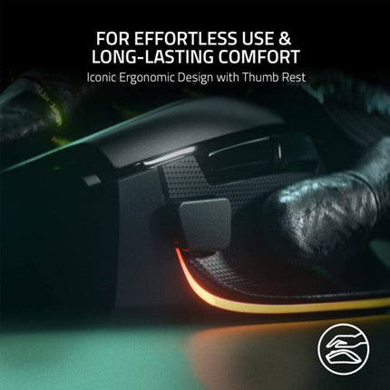 Razer Basilisk V3 Customizable Wired Gaming Mouse with Razer Chroma RGB - Black