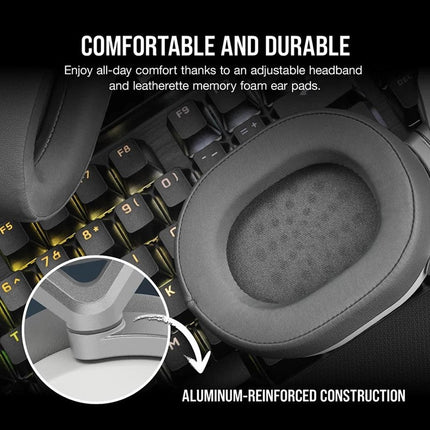 Corsair HS65 Wireless/ Bluetooth, 7.1 Surround Gaming Headset for PC