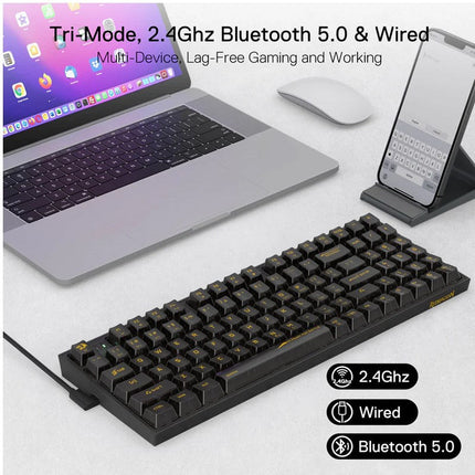 Redragon K658 IRELIA PRO SE 90% 3-Mode Wireless RGB Full Transparent Mechanical Gaming Keyboard