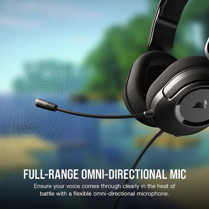 Corsair HS35 SURROUND v2 Multiplatform Wired Gaming Headset for PC, PS5, Xbox & Mobile - Black