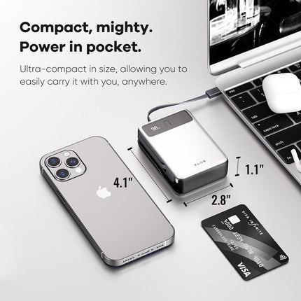 ZLOS MB20 65W 20000mAh Power Bank with Built-in Cables (2 Years Warranty)