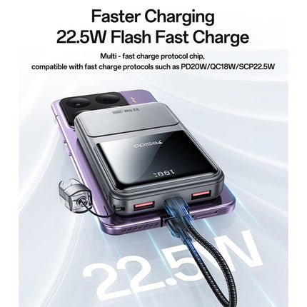 Yesido 10000mAh Slim 22.5W Power Bank