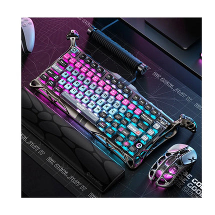 Gravastar Mercury V75 Pro 75% Hall Effect Magnetic Switch Gaming Keyboard - Cyberpunk