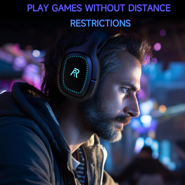 RYR Captain 700 Wireless Gaming Headset, for PS4 / PS5 / Nintendo Switch / PC - Black