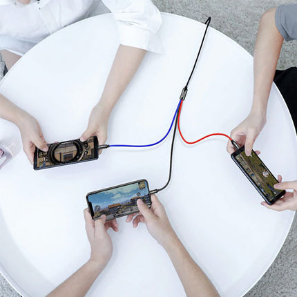 Baseus 3 in 1 Cable For Lighting , USB-C and Micro USB Devices