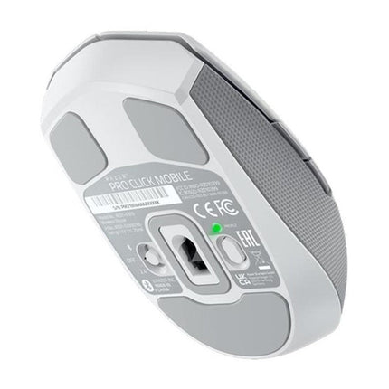 Razer Pro Click Mini Portable Wireless/Bluetooth Mouse, 12000 DPI- White