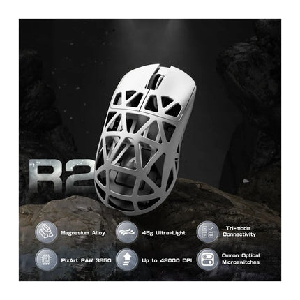 ATTACK SHARK R2 Magnesium Alloy PAW3950 8K Tri-Mode (Bluetooth/2.4G /Wired) Wireless Gaming Mouse