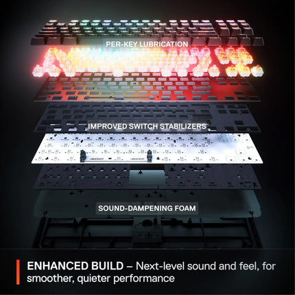 SteelSeries Apex Pro Mini Gen 3 Wired RGB Magnetic Switch Mechanical Gaming Keyboard - Black (US Layout)