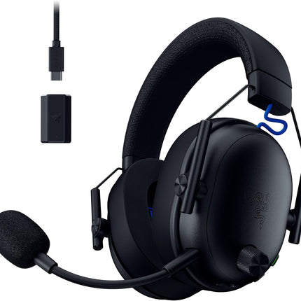 Razer BlackShark V3 Wireless TriForce Titanium 50 mm Drivers Gen-2 Gaming Headset for Playstation - Black