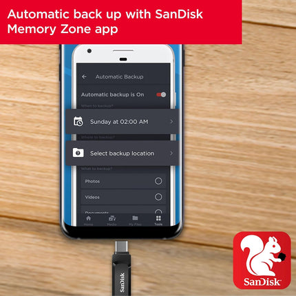 SanDisk Ultra Drive Dual Go 512 GB USB Type-C Flash Drive - Black
