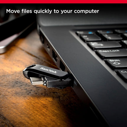 SanDisk Ultra Drive Dual Go 512 GB USB Type-C Flash Drive - Black