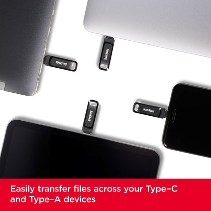 SanDisk Ultra Drive Dual Go 512 GB USB Type-C Flash Drive - Black