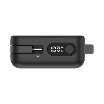 Momax 1-Power Vital+ 10000mAh Battery Dual Built-in USB-C Cable