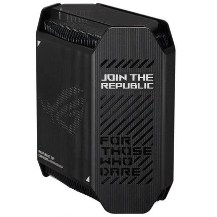 Asus ROG Rapture GT6 Tri-Band Mesh Wi-Fi 6, 2.5 Gbps Port, Triple-Level Game Acceleration, UNII 4 RGB Gaming Router - Black