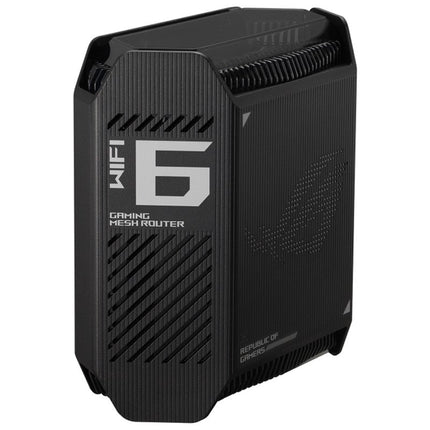 Asus ROG Rapture GT6 Tri-Band Mesh Wi-Fi 6, 2.5 Gbps Port, Triple-Level Game Acceleration, UNII 4 RGB Gaming Router - Black