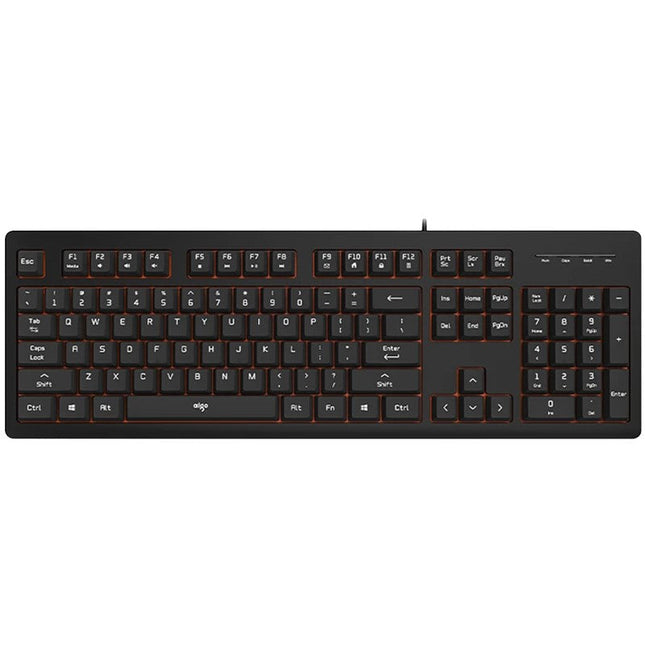 Aigo DarkFlash V600 Luminous Edition Wired Keyboard - Black