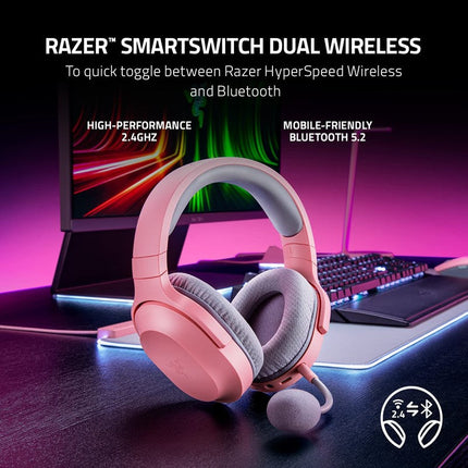 Razer Barracuda X Wireless Multi-platform Gaming and Mobile Headset - Quartz