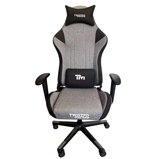 Twisted Minds Pro Fabric Gaming Chair - Grey/Black
