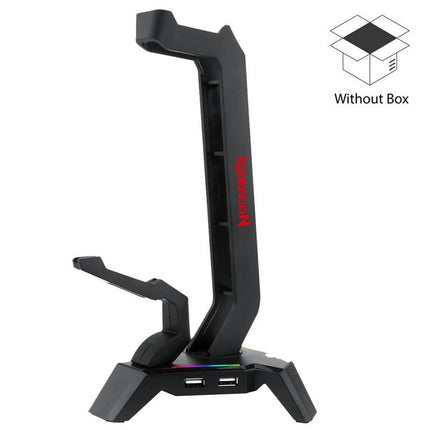 Redragon Scepter Elite HA311 Gaming Headphone Stand with RGB Backlight & USB HUB - Black - Without Box