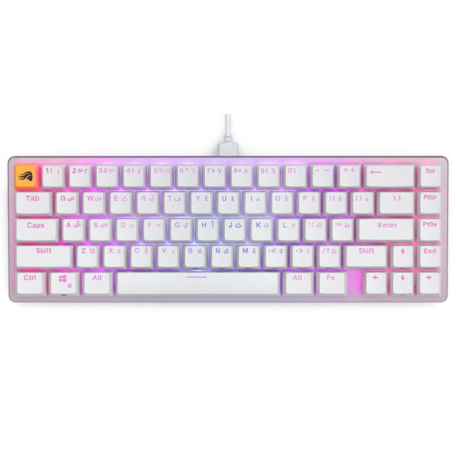 Glorious GMMK2 65% Pre-Built ANSI Wired RGB Mechanical Gaming Keyboard (Arabic Layout)